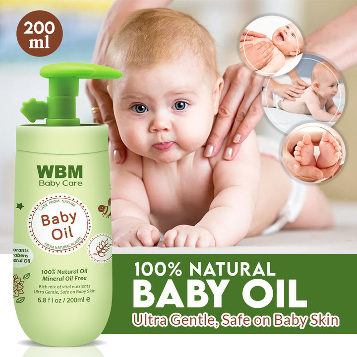 Baby Oil - 200ml | WBM Baby Care