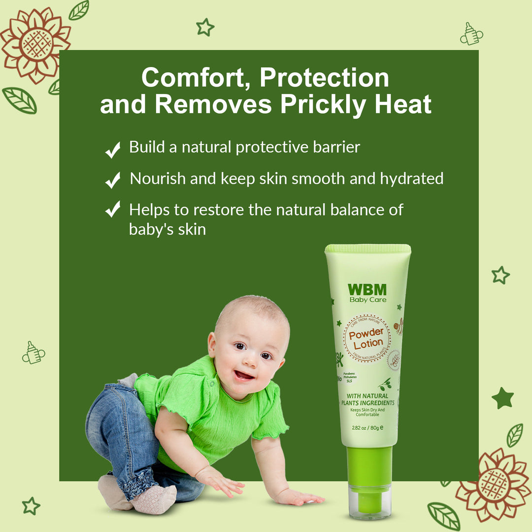 Baby Powder Lotion 80g | WBM Baby Care