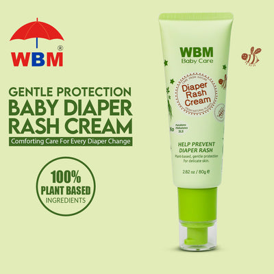 Baby Diaper Rash Cream - 80 g | WBM Baby Care