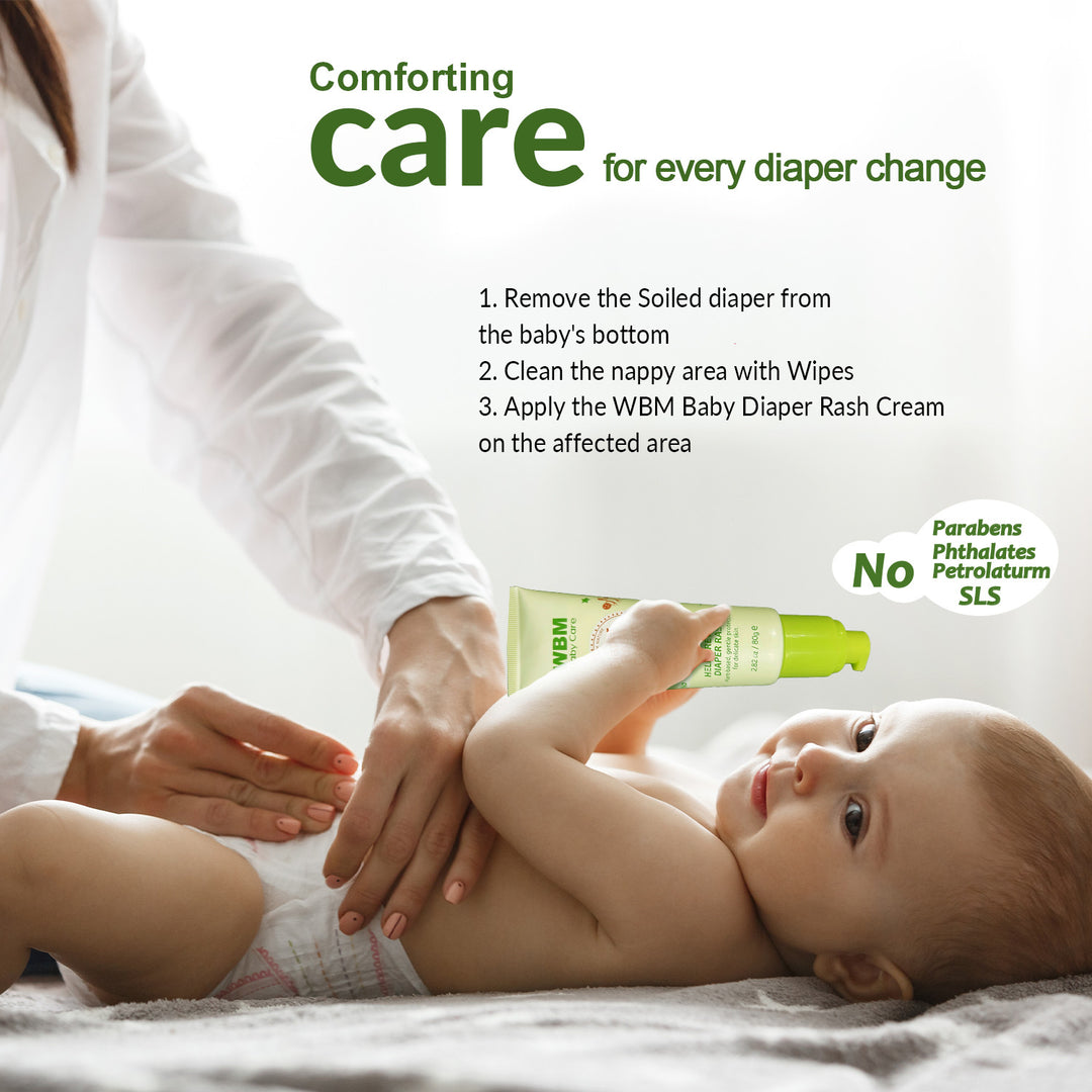 Baby Diaper Rash Cream - 80 g | WBM Baby Care