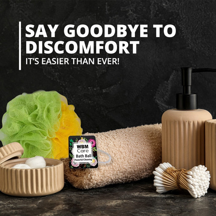 Body Wash Chamomile &amp; Aloe (500 ml) with Bath Ball Green Nostalgia | WBM Care