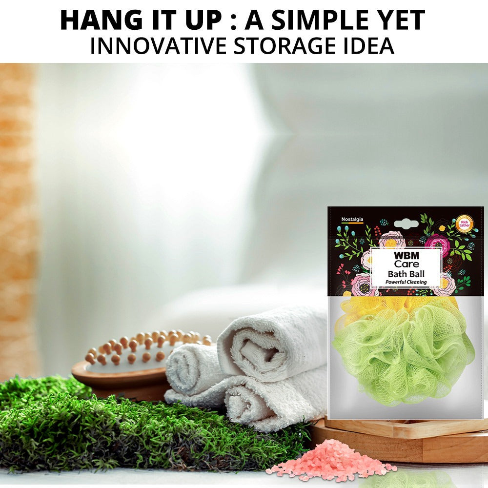 Body Wash Chamomile &amp; Aloe (500 ml) with Bath Ball Green Nostalgia | WBM Care