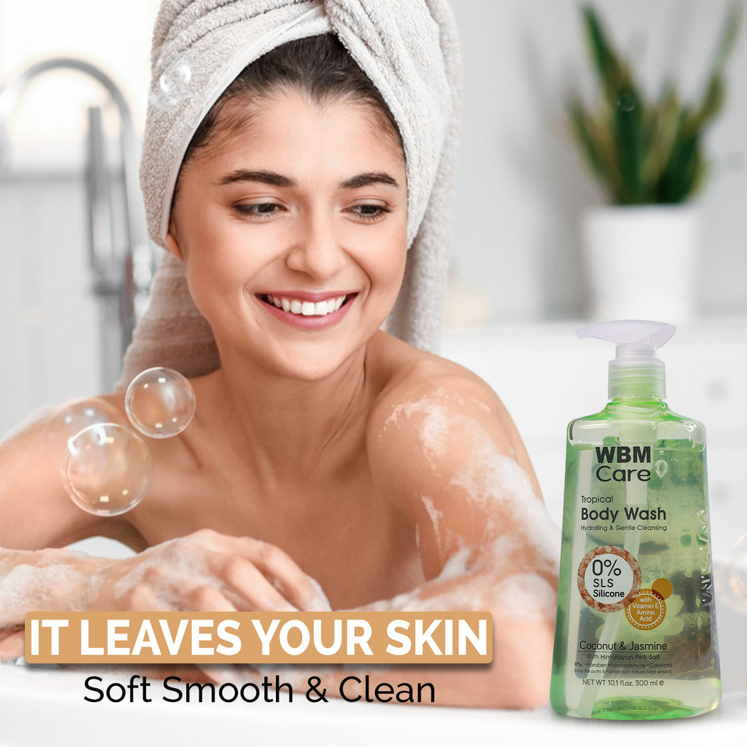 Body Wash Coconut &amp; Jasmine - 300ml | WBM Care