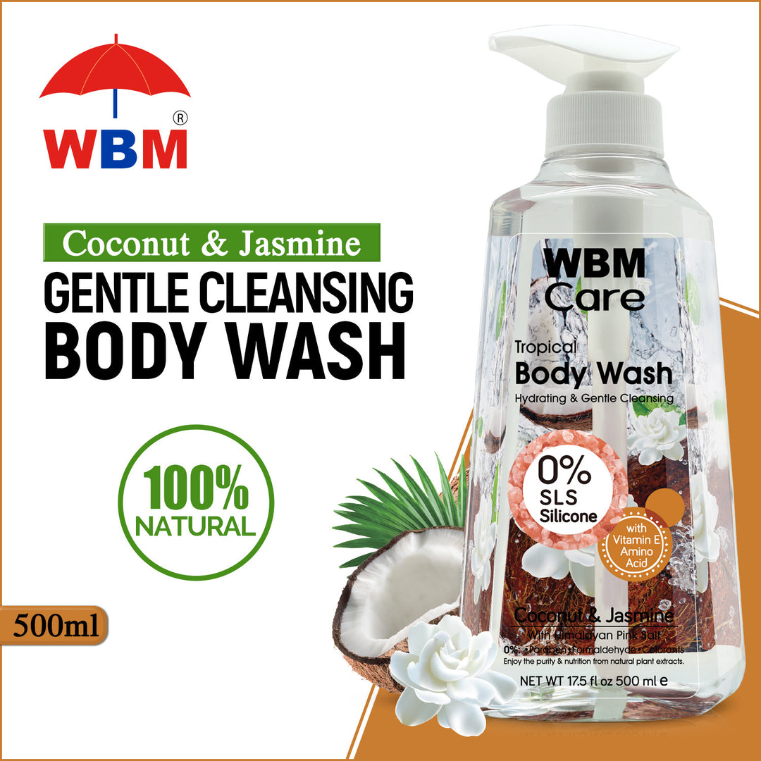 Body Wash Coconut &amp; Jasmine - 500ml | WBM Care