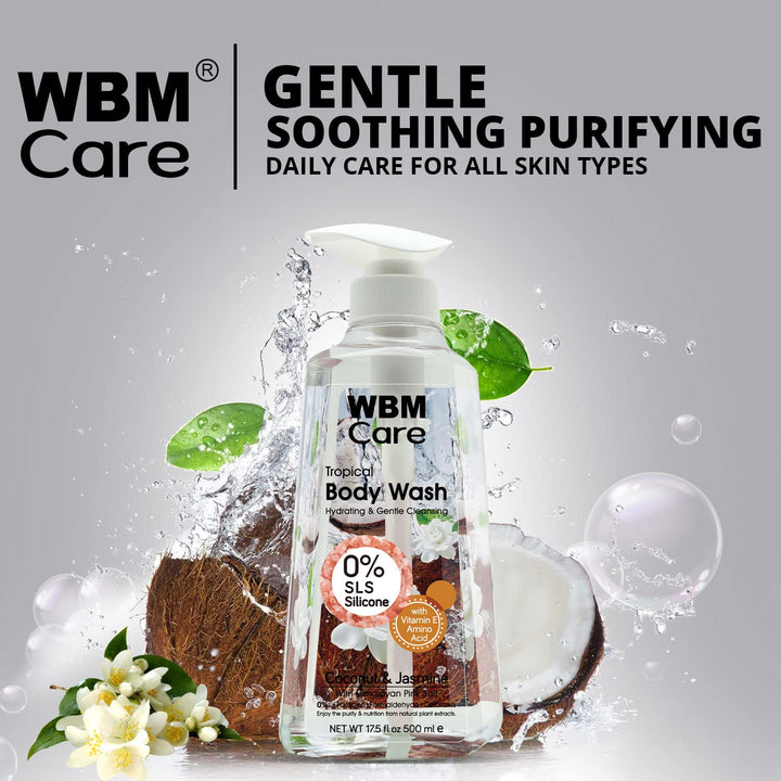 Body Wash Coconut &amp; Jasmine - 500ml | WBM Care