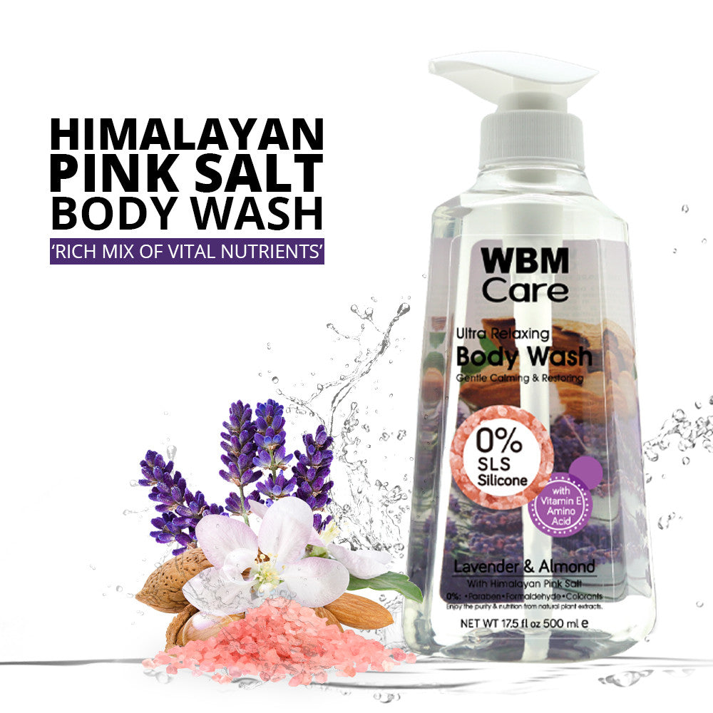 Body Wash Lavender &amp; Almond - 500 ml | WBM Care