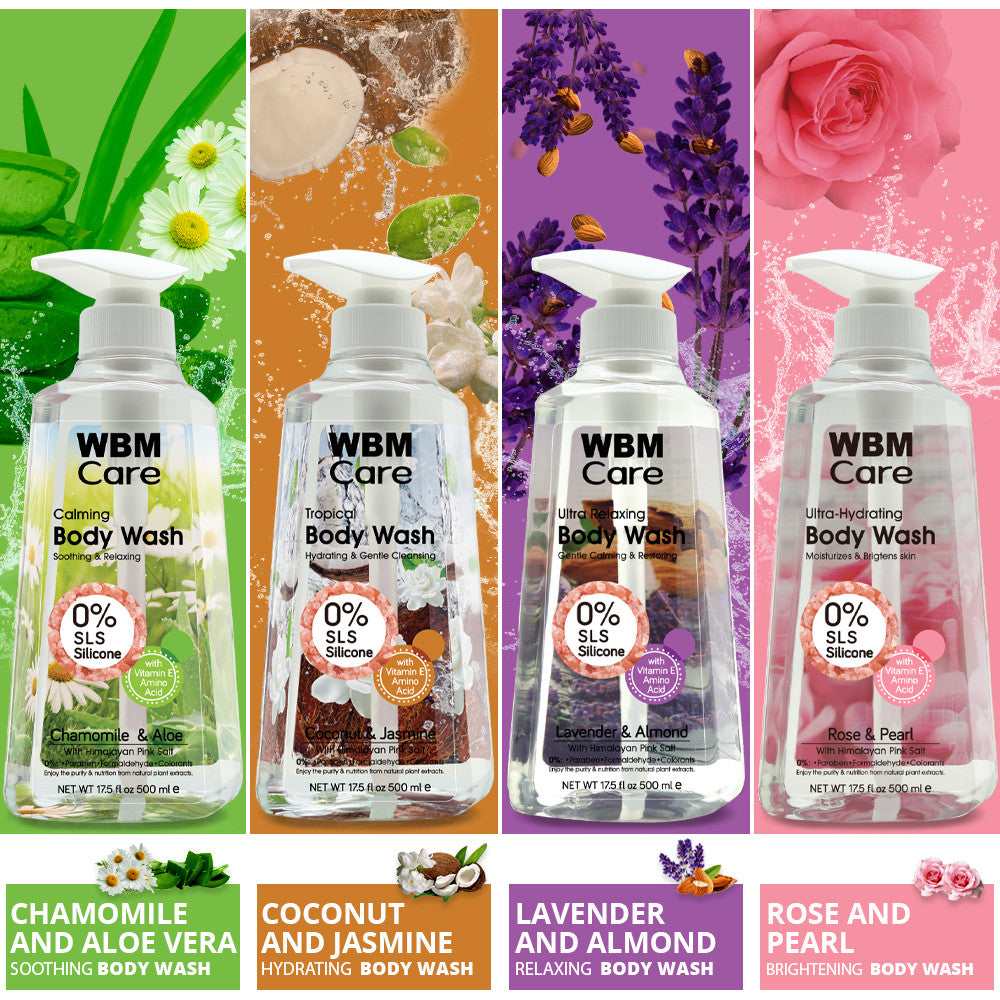 Body Wash Lavender &amp; Almond - 500 ml | WBM Care