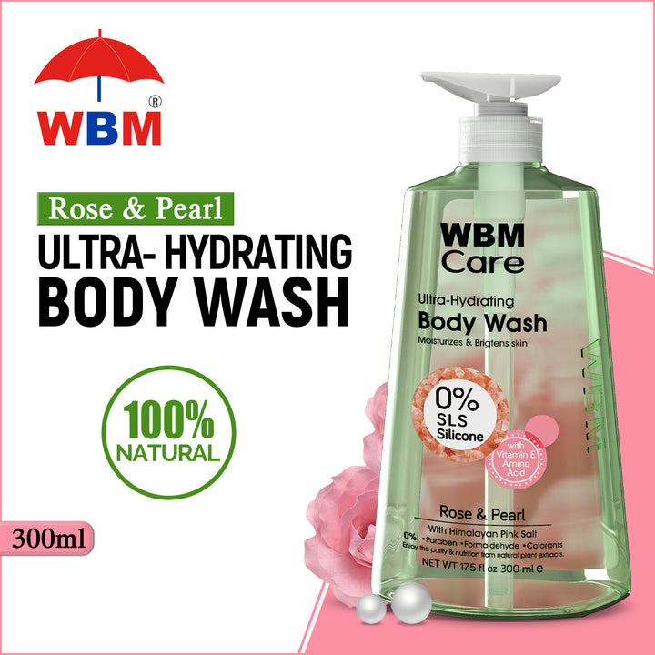 Body Wash Rose &amp; Pearl - 300 ml | WBM Care