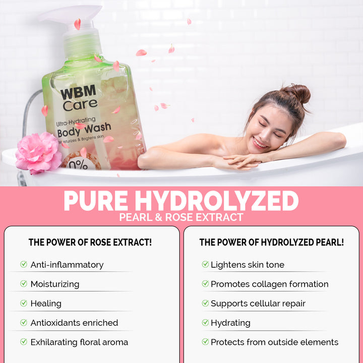 Body Wash Rose &amp; Pearl - 300 ml | WBM Care