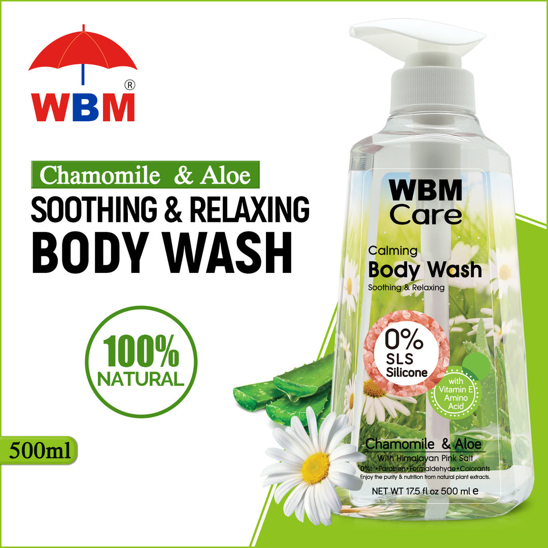 Chamomile &amp; Aloe Body Wash - 500ml | WBM Care