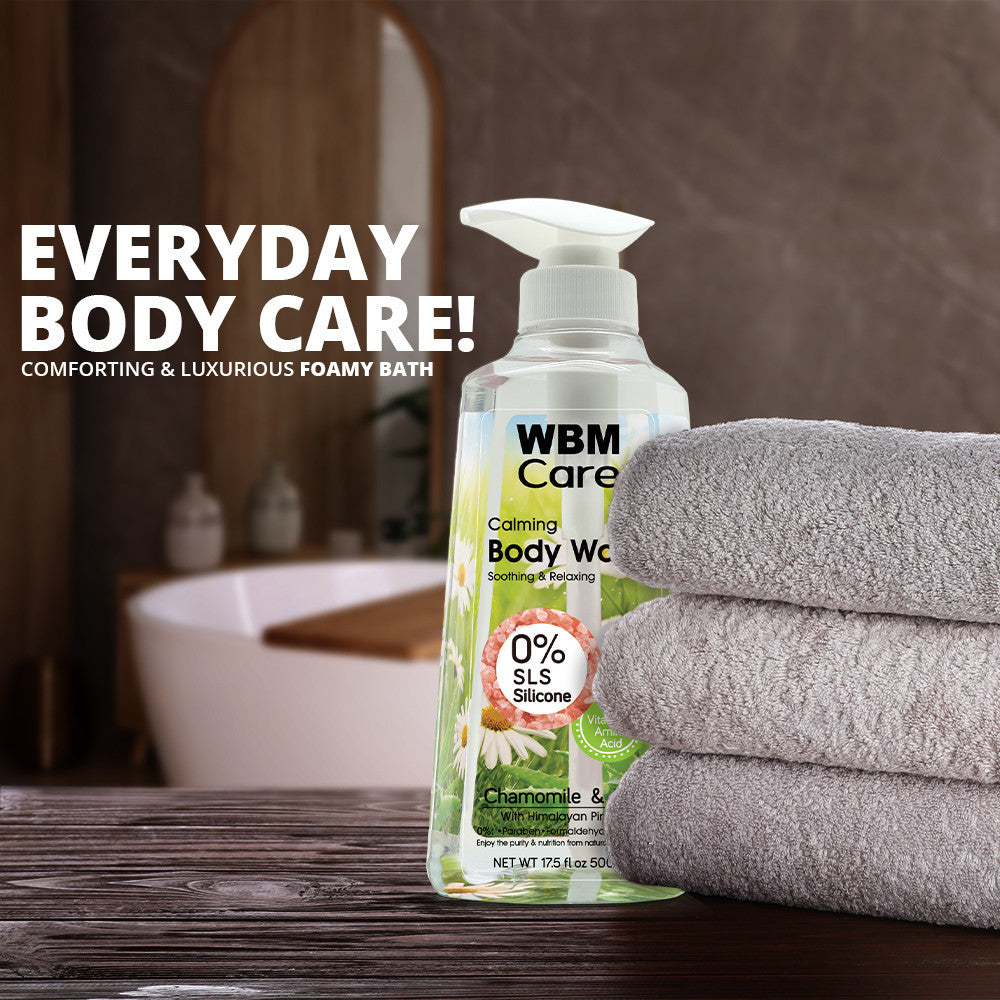 Chamomile &amp; Aloe Body Wash - 500ml | WBM Care