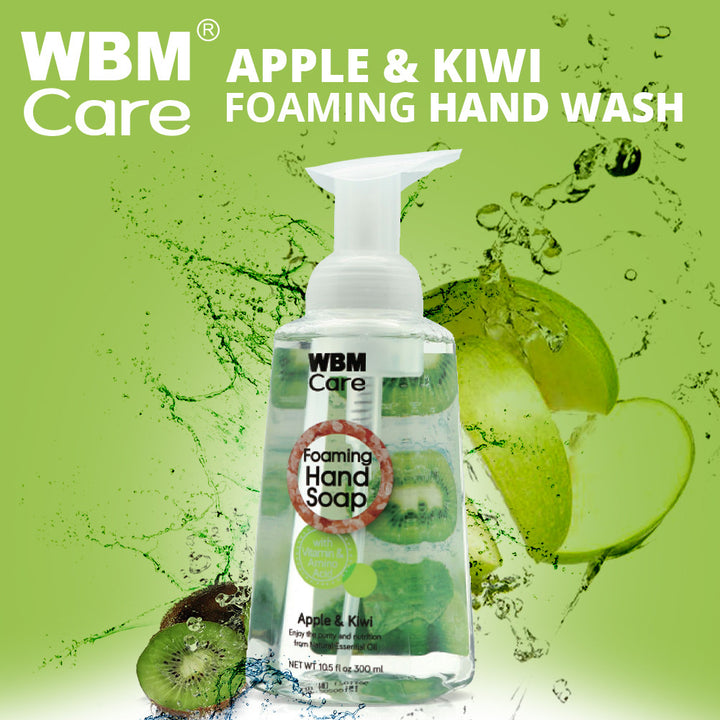 Foaming Hand Wash Apple &amp; Kiwi - 300ml |WBM Care
