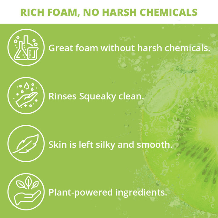 Foaming Hand Wash Apple &amp; Kiwi - 300ml |WBM Care