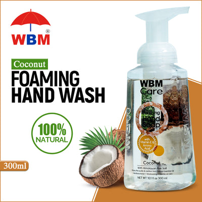 Foaming Hand Wash Coconut - 300ml | WBM Care