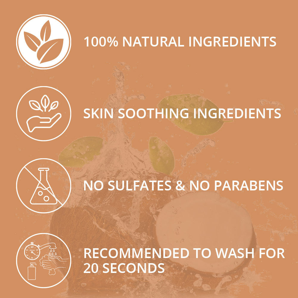 Foaming Hand Wash Coconut - 300ml | WBM Care