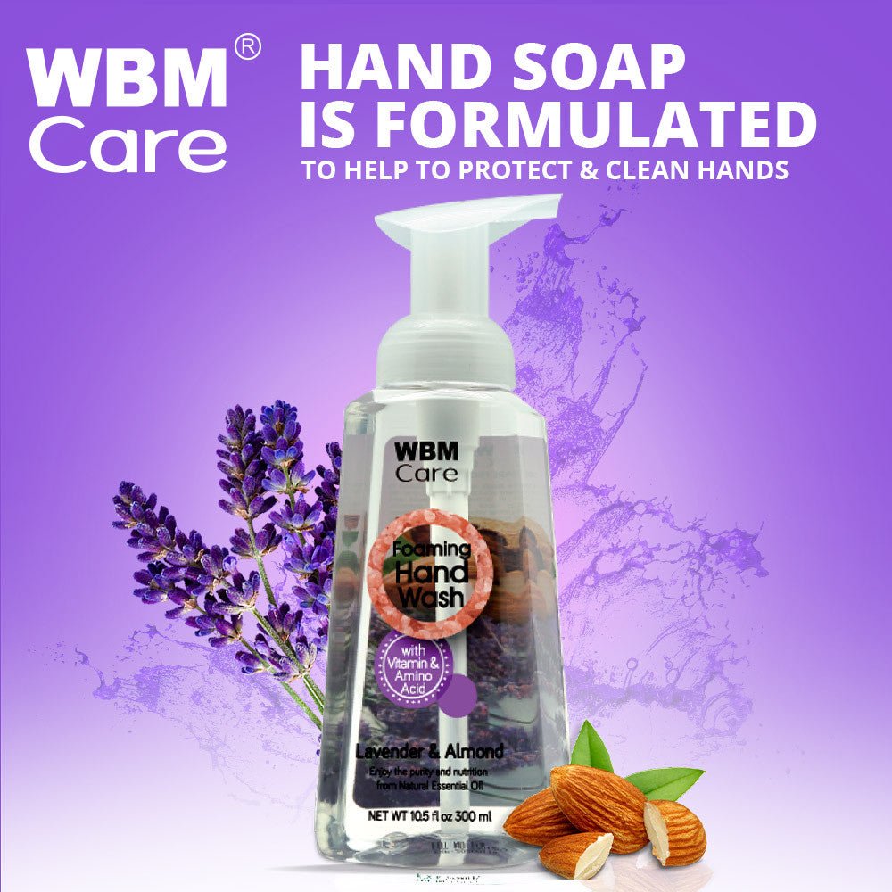 Foaming Hand Wash Lavender and Almond - 300ml | WBM Care