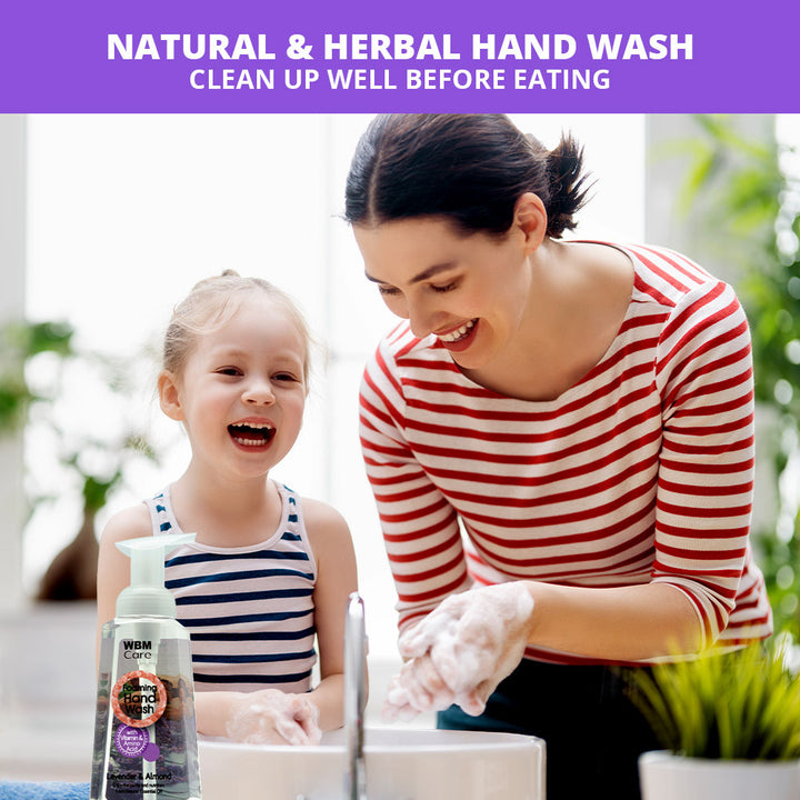 Foaming Hand Wash Lavender and Almond - 300ml | WBM Care