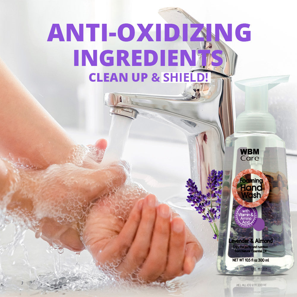 Foaming Hand Wash Lavender and Almond - 300ml | WBM Care