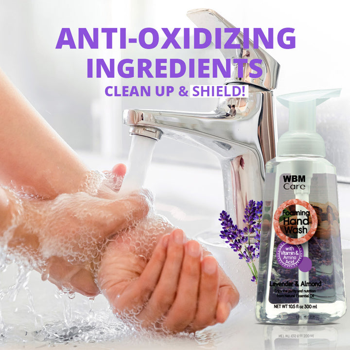 Foaming Hand Wash Lavender and Almond - 300ml | WBM Care