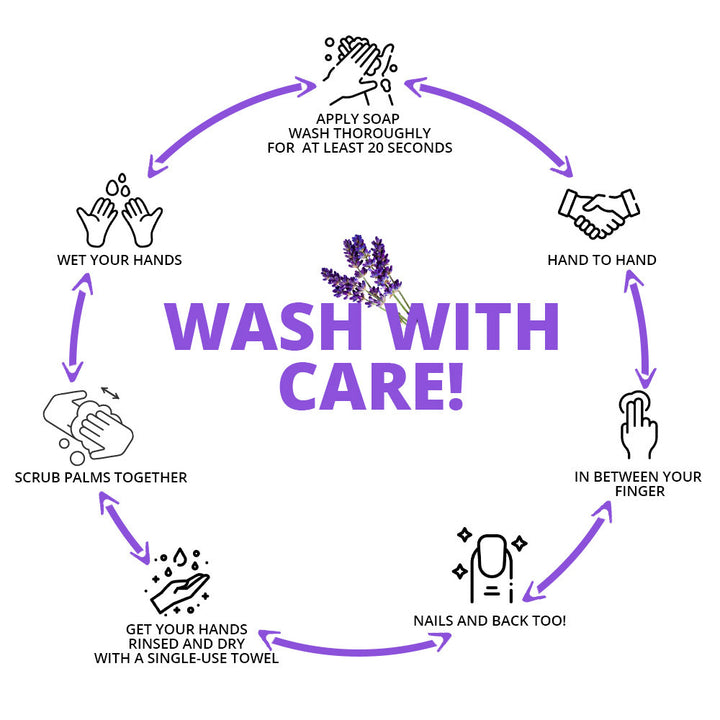 Foaming Hand Wash Lavender and Almond - 300ml | WBM Care