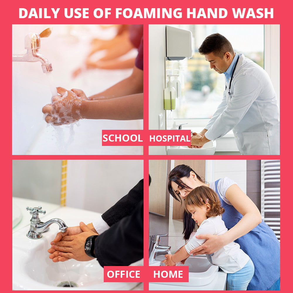 Foaming Hand Wash Rose and Avocado - 300ml | WBM Care