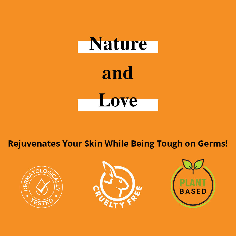 Nature &amp; Love Hand Wash Blood Orange - 400ml | WBM Care