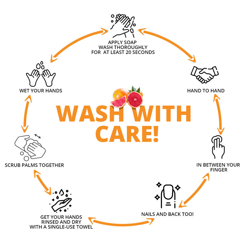 Nature &amp; Love Hand Wash Blood Orange - 400ml | WBM Care