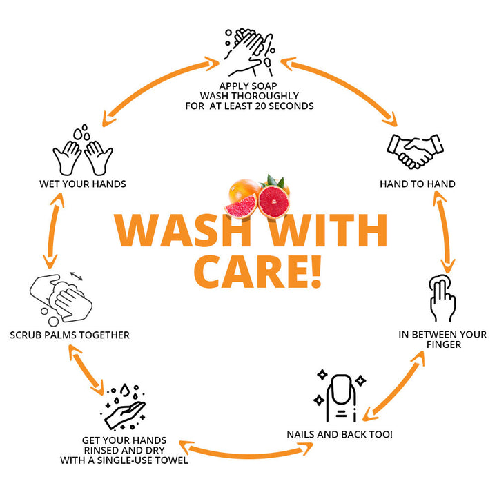 Nature &amp; Love Hand Wash Blood Orange - 400ml | WBM Care