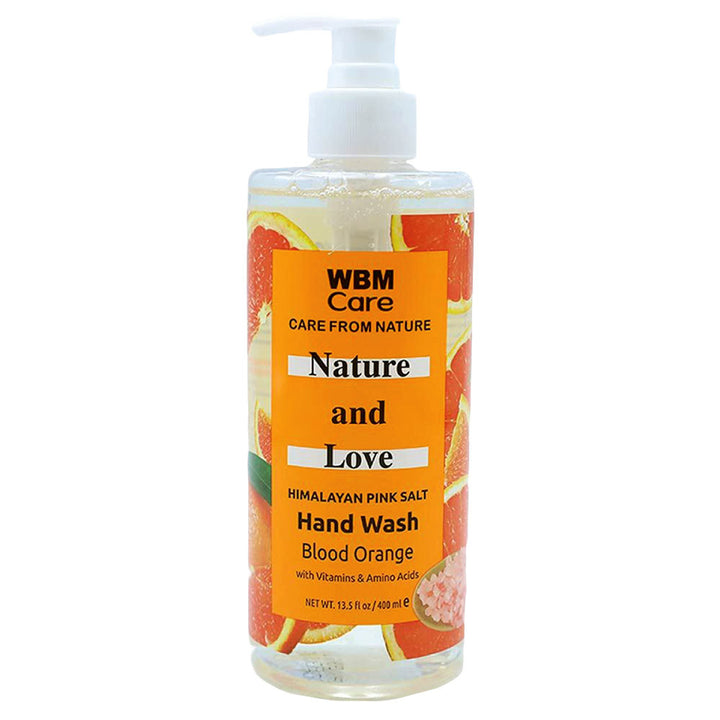 Nature &amp; Love Hand Wash Blood Orange - 400ml | WBM Care