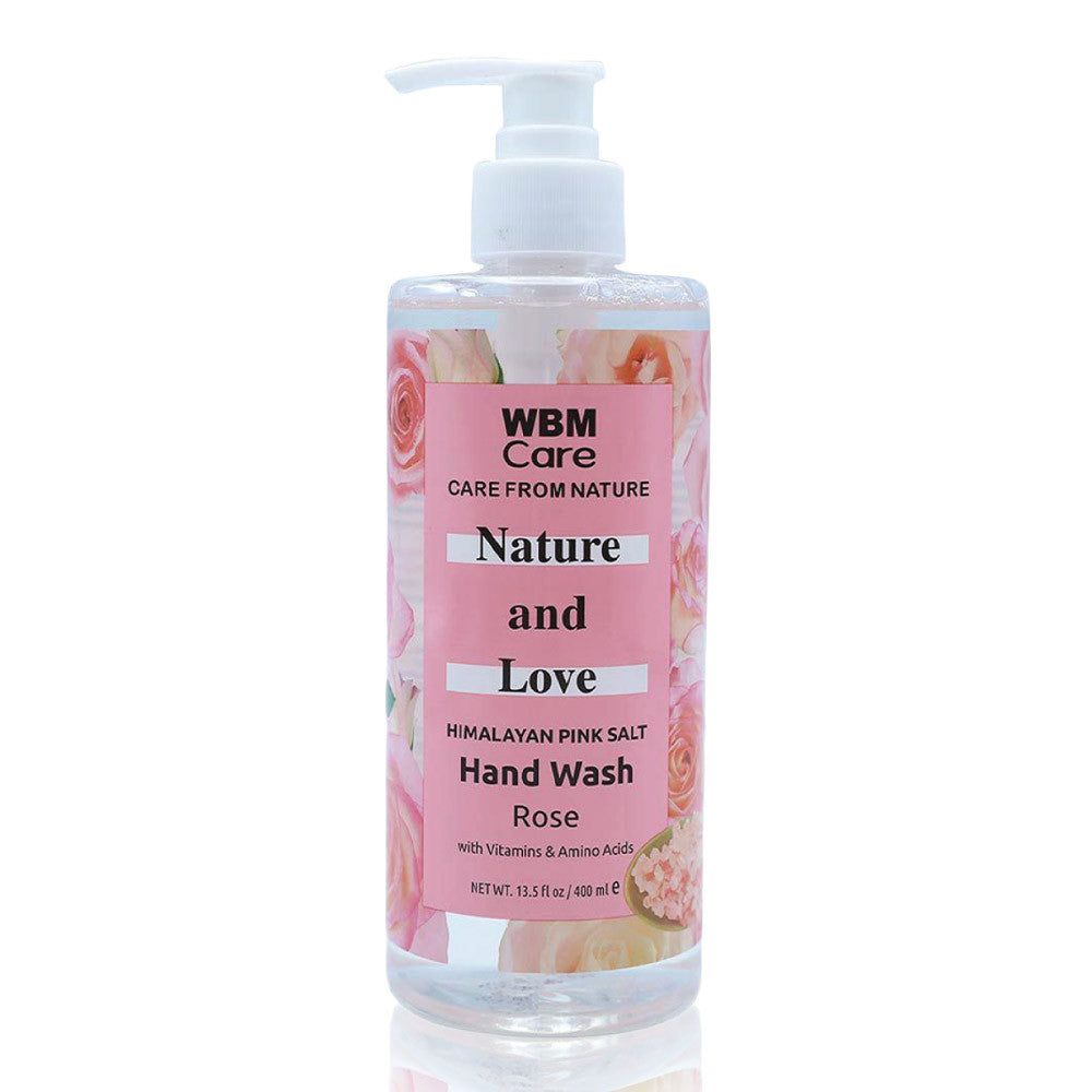 Nature &amp; Love Hand Wash Rose - 400ml | WBM Care