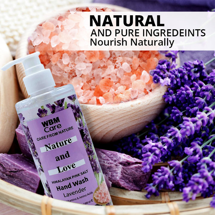 Nature &amp; Love Hand Wash Lavender - 400ml | WBM Care