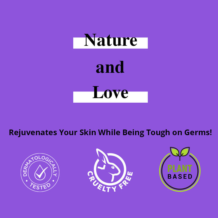 Nature &amp; Love Hand Wash Lavender - 400ml | WBM Care