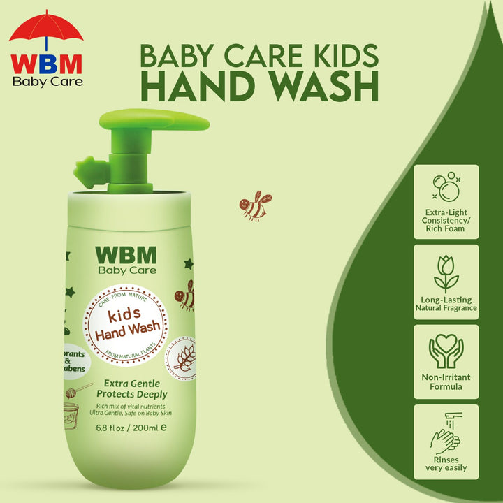 Kids Hand Wash - 200 ml | WBM Baby Care