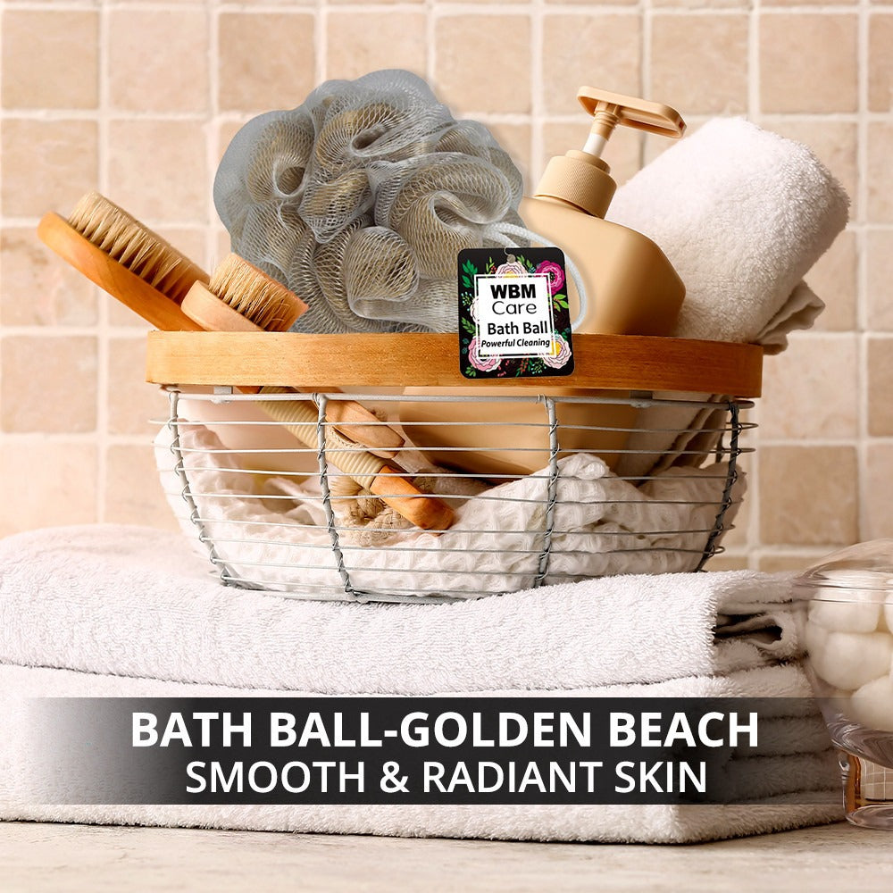Body Wash Coconut &amp; Jasmine (300 ml) with Bath Ball Golden Beach WBM Care