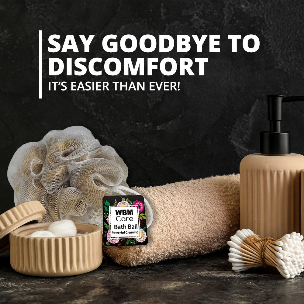 Body Wash Coconut &amp; Jasmine (300 ml) with Bath Ball Golden Beach WBM Care