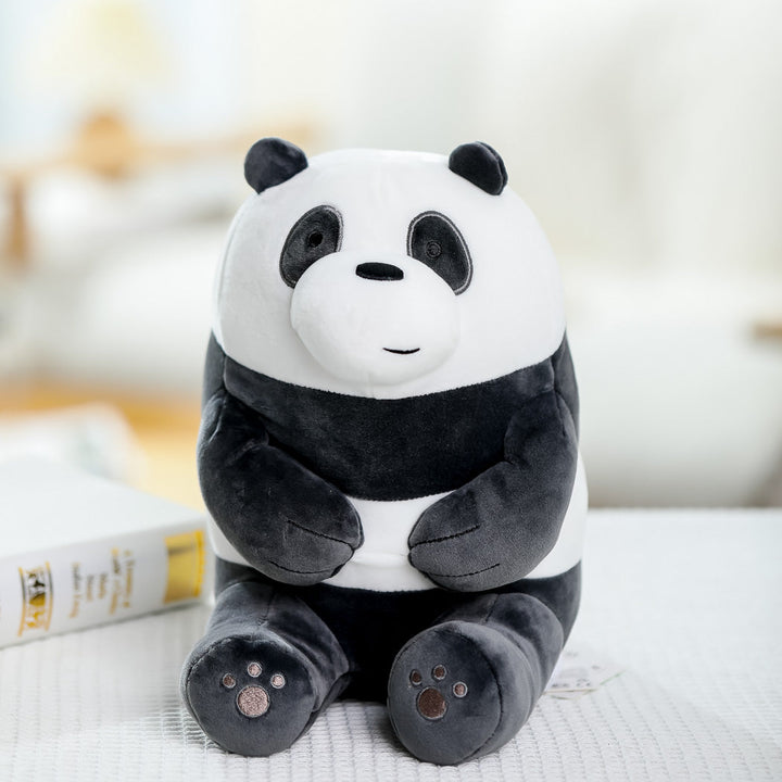 We Bare Bears Panda Sitting Pose Plush Toy | WBM MART