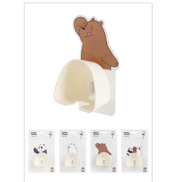 We Bare Bears Razor Holder | Bathroom Organizer | WBM MART