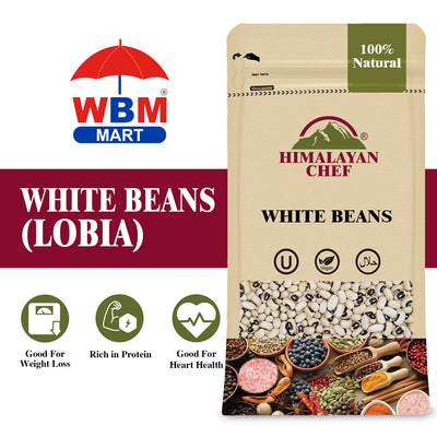 White Beans (Lobia) - 2 lbs (908g) | Himalayan Chef