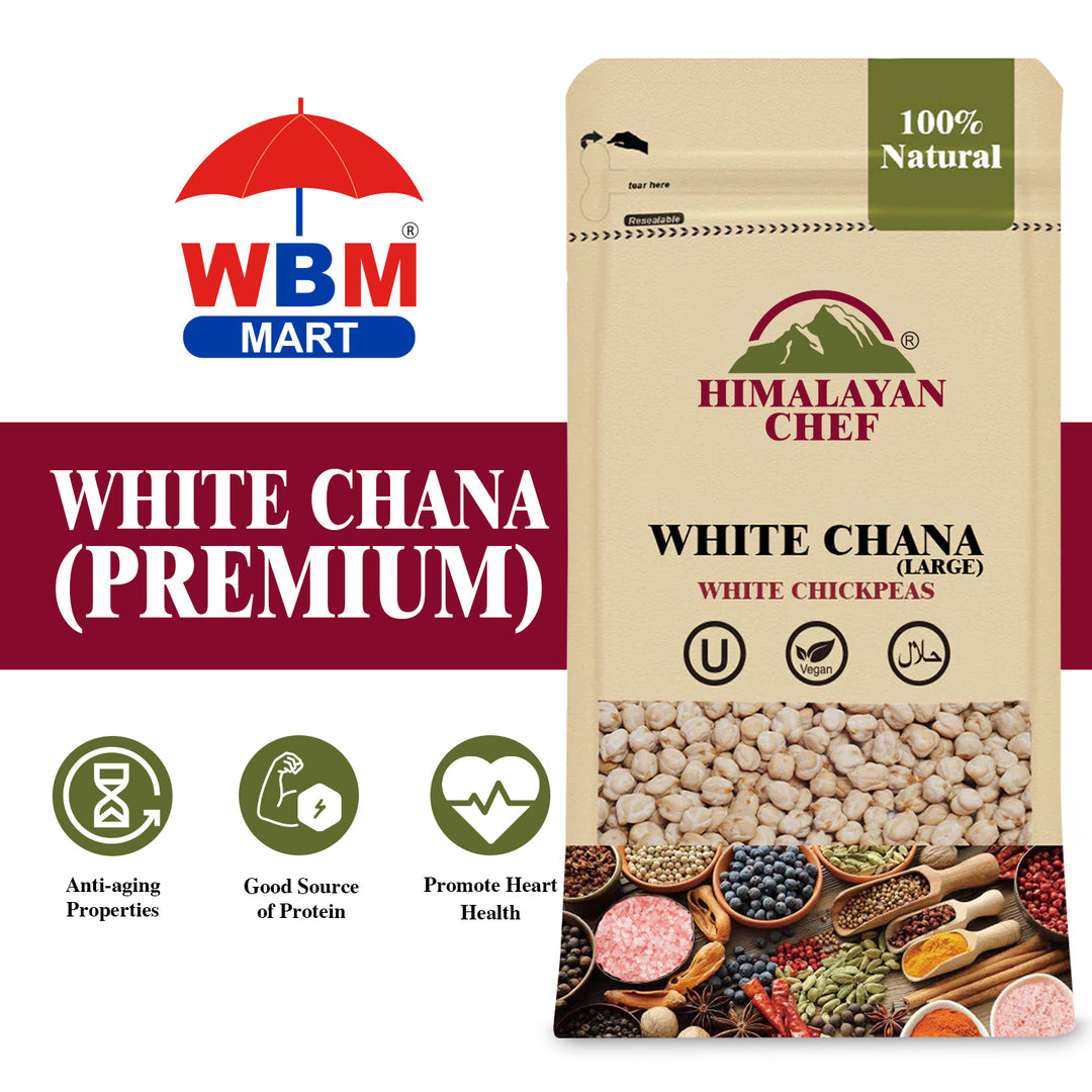 White Chana (Premium) - 1 lbs (454g) | Himalayan Chef