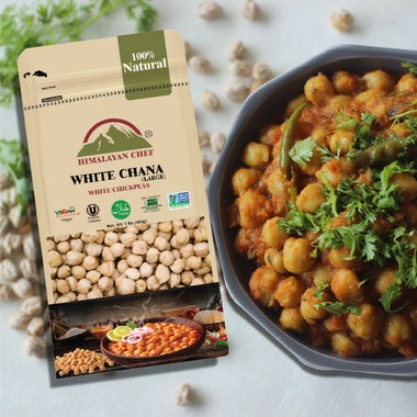 White Chana (Premium) - 2 lbs (908g) | Himalayan Chef