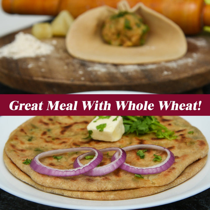 Whole Wheat Flour (Chakki Atta) - 40 lbs (18000g) | Himalayan Chef