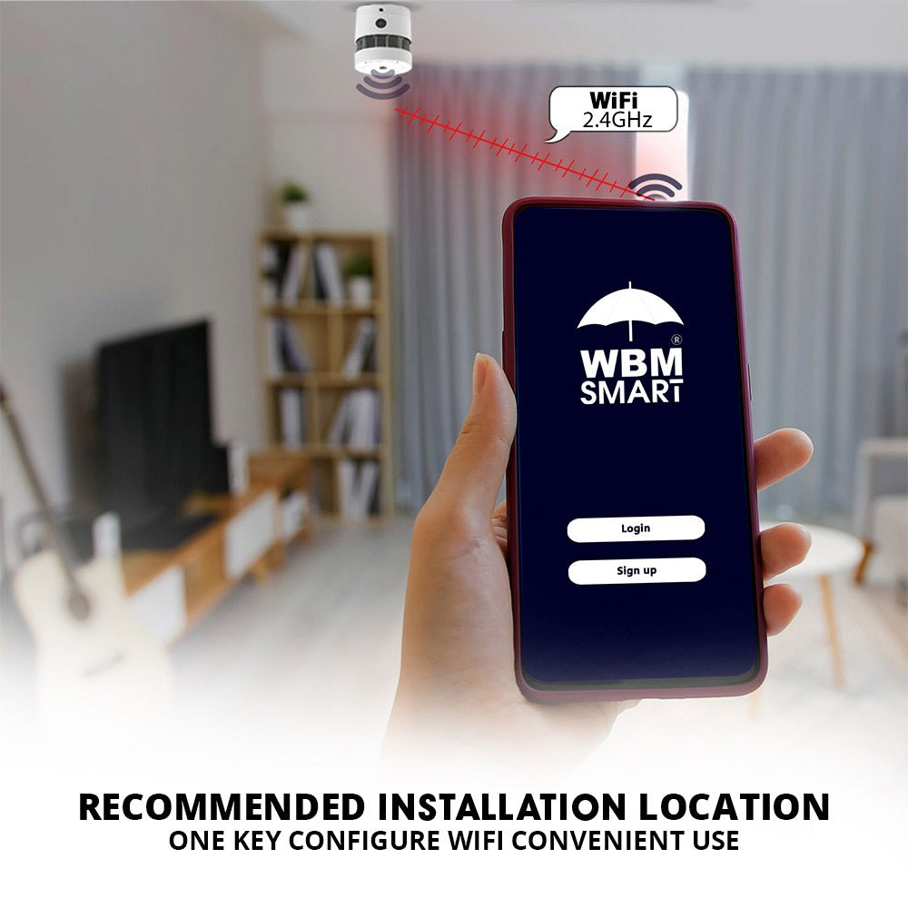 Wi-Fi Smoke Alarm | WBM Smart
