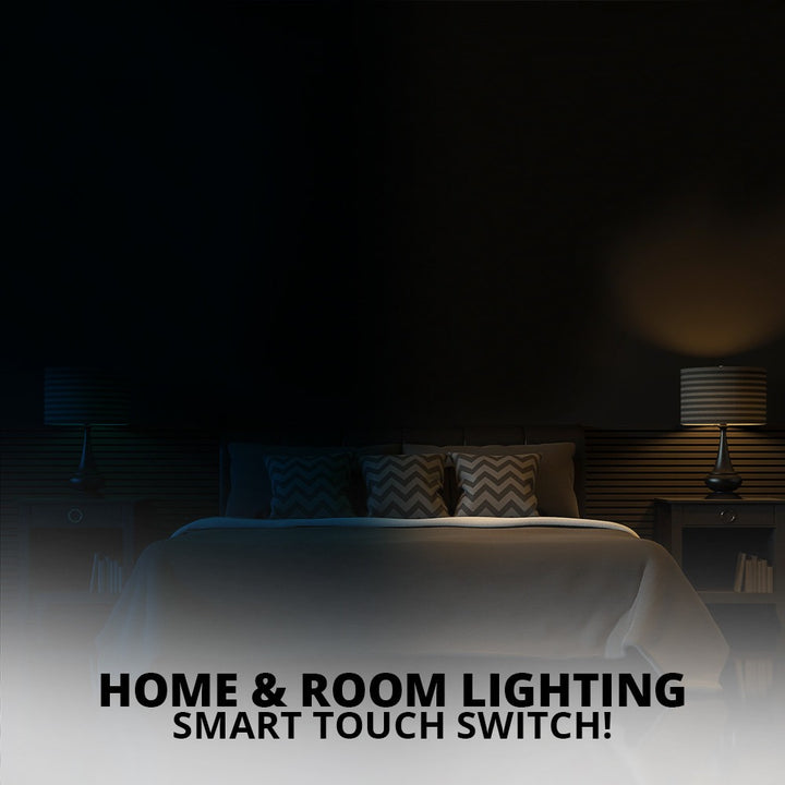 Wi-Fi Touch Control Switch, 4 Gang size, 4 Buttons | WBM Smart