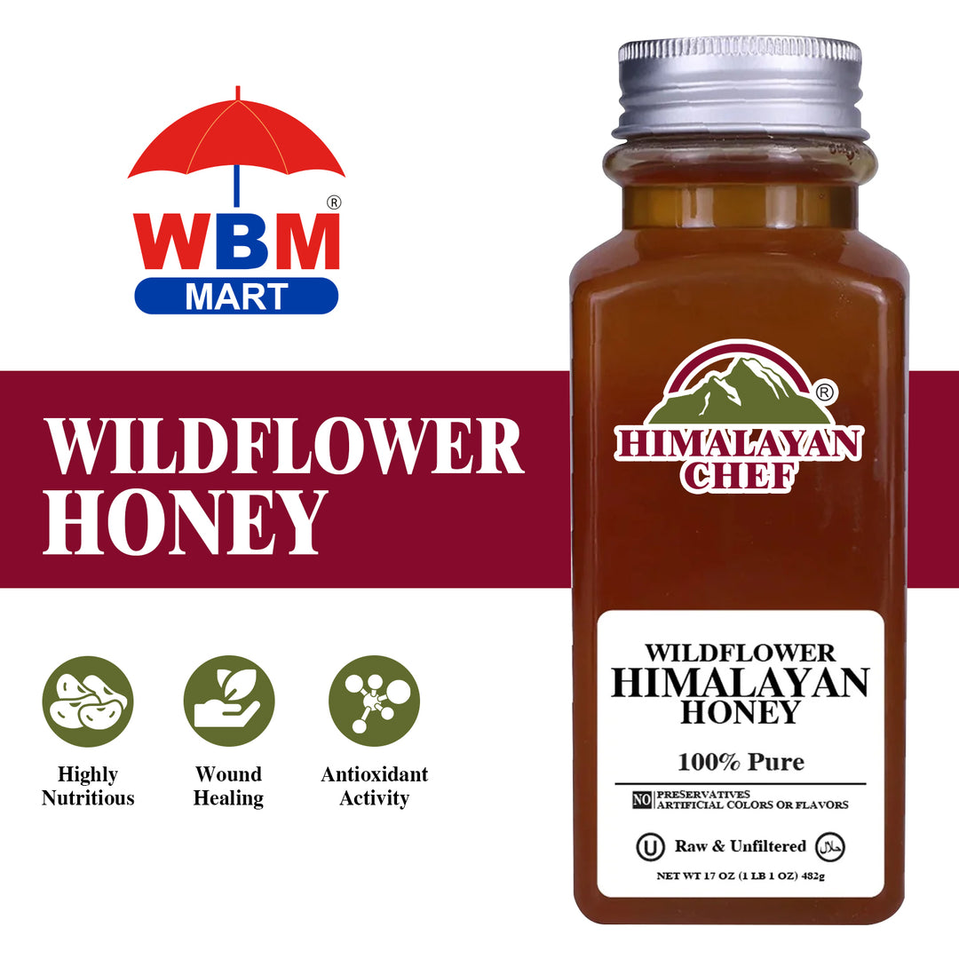 Wildflower Honey - 1 lbs (480g) | Himalayan Chef
