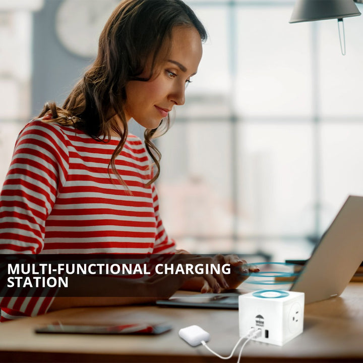 3-in-1 Wireless Charging Cube | WBM Smart