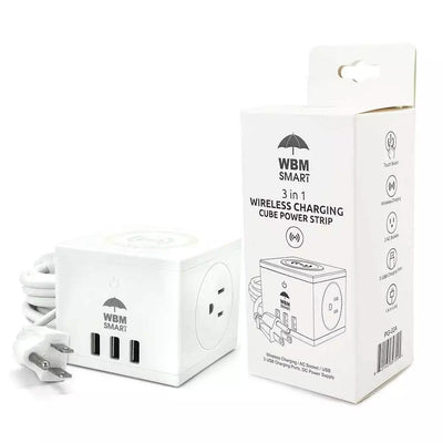 3-in-1 Wireless Charging Cube | WBM Smart