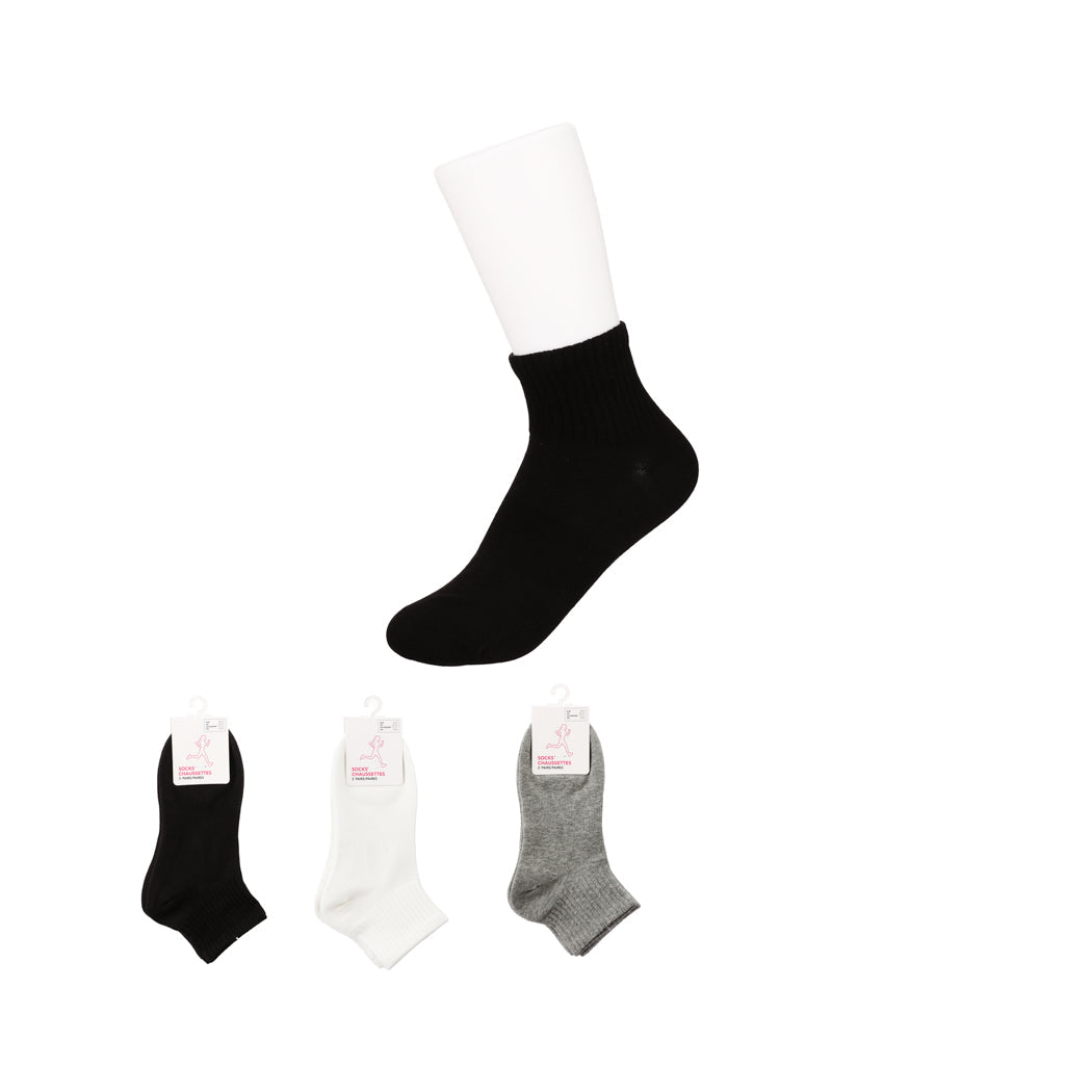 Women Active Comfort Ankle Socks Pack 2 Pairs | WBM MART