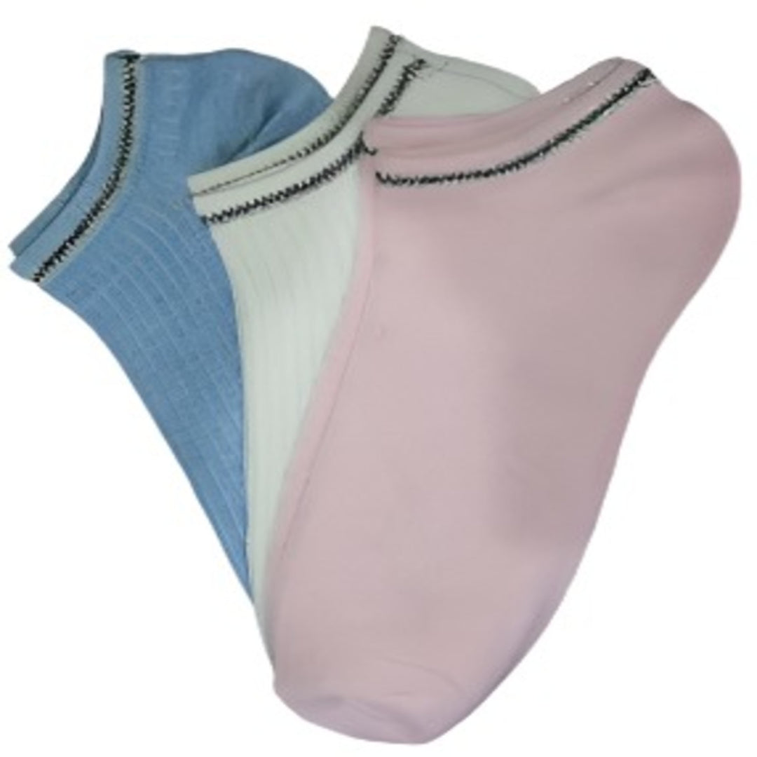 Women’s Silver Edge Short Socks Pack of 3 | WBM MART