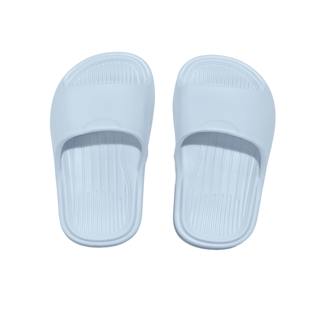Women’s Stripe Bathroom Slippers Size 35–36 Blue | WBM MART