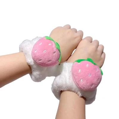 Wrist Strap Cartoon Absorbent  (Strawberry)| WBM MART
